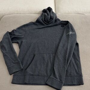 Greyson Dark Gray Turtleneck Hoodie- Lost Rail